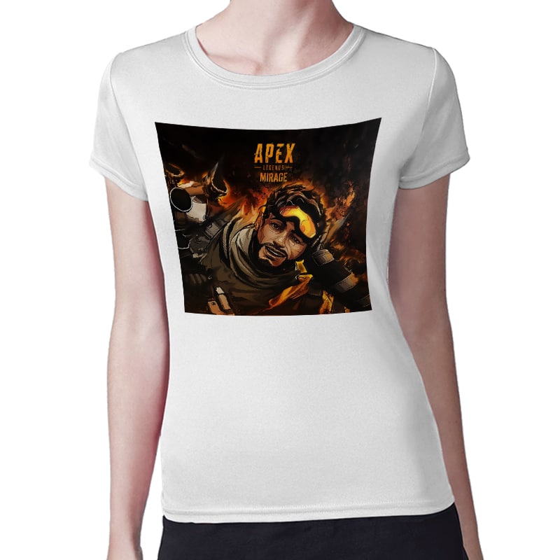 تيشرت نسائي مقاس: M بتصميم أبيكس ليجندز ميراج تيشرت نسائي مقاس: M بتصميم أبيكس ليجندز ميراج