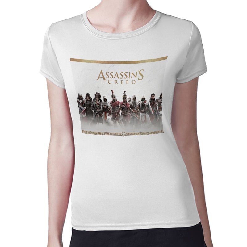 تيشرت نسائي مقاس: M بتصميم أساسنز كريد جميع الشخصيات تيشرت نسائي مقاس: M بتصميم أساسنز كريد جميع الشخصيات