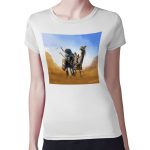 تيشرت نسائي مقاس: M بتصميم أساسنز كريد حورس