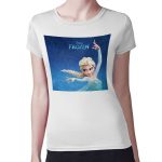 تيشرت نسائي مقاس: M بتصميم إلسا ملكة آريندل فروزن