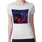 تيشرت نسائي مقاس: M بتصميم إنتو ذا سبايدر فيرس