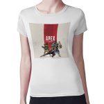 تيشرت نسائي مقاس: M بتصميم  ابيكس ليجندز القتال معا