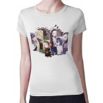 تيشرت نسائي مقاس: M بتصميم اصدقاء قاتل شيطان