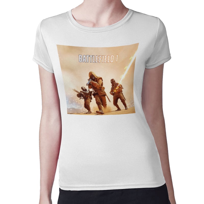 تيشرت نسائي مقاس: M بتصميم اطلاق النار باتلفيلد تيشرت نسائي مقاس: M بتصميم اطلاق النار باتلفيلد