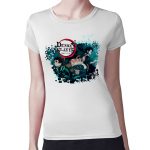 تيشرت نسائي مقاس: M بتصميم الشقيقان ضد قاتل الشياطين