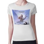 تيشرت نسائي مقاس: M بتصميم الصيّادة إلوي هورايزن زيرو داون