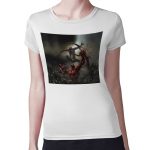 تيشرت نسائي مقاس: M بتصميم القتال ضد سبايدر مان