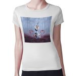 تيشرت نسائي مقاس: M بتصميم اللطيف أولاف