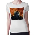 تيشرت نسائي مقاس: M بتصميم النمسيس ريزدنت ايفل 3