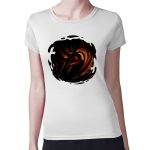 تيشرت نسائي مقاس: M بتصميم اوبيتو اوتشيها انمي ناروتو