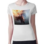 تيشرت نسائي مقاس: M بتصميم باتلفيلد 1