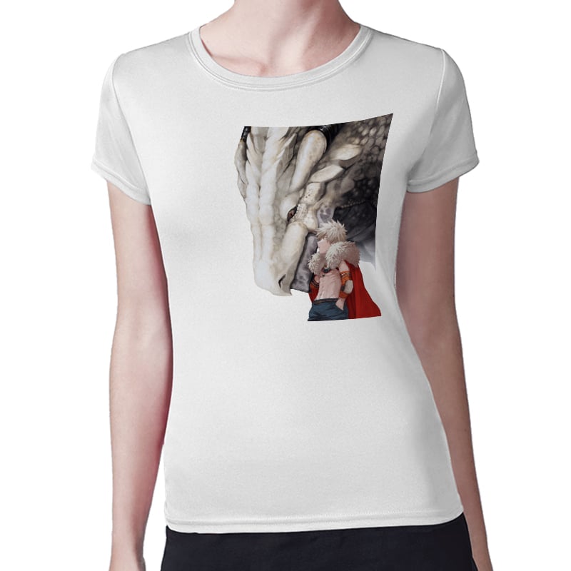 تيشرت نسائي مقاس: M بتصميم باكوغو أكاديميتي للأبطال تيشرت نسائي مقاس: M بتصميم باكوغو أكاديميتي للأبطال