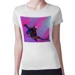 تيشرت نسائي مقاس: M بتصميم بيتر بوركر سبايدر مان