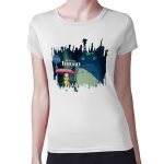 تيشرت نسائي مقاس: M بتصميم جاري توتورو والطفله