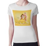 تيشرت نسائي مقاس: M بتصميم حصان الاميرة بيلا