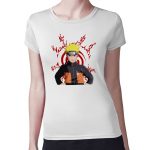 تيشرت نسائي مقاس: M بتصميم ختم ناروتو