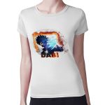 تيشرت نسائي مقاس: M بتصميم دابي من أكاديميتي للأبطال