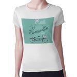 تيشرت نسائي مقاس: M بتصميم دراجه هوائيه