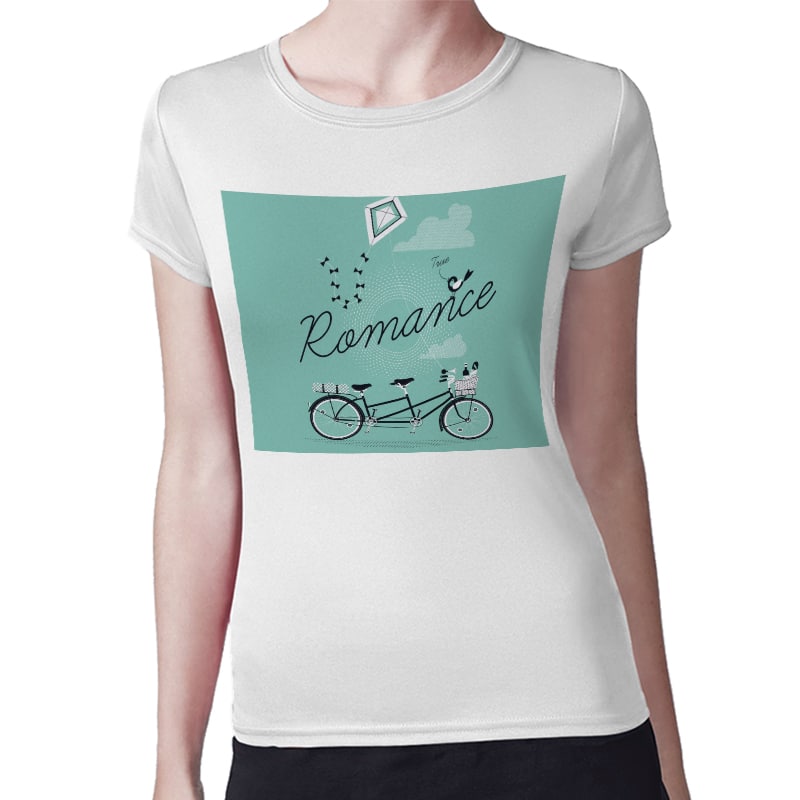 تيشرت نسائي مقاس: M بتصميم دراجه هوائيه تيشرت نسائي مقاس: M بتصميم دراجه هوائيه