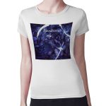 تيشرت نسائي مقاس: M بتصميم سيدة ماريا من برج الساعة النجمي