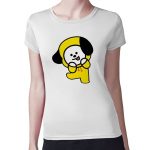 تيشرت نسائي مقاس: M بتصميم شخصيه شيمي BT21