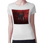 تيشرت نسائي مقاس: M بتصميم شعار سبايدرمان