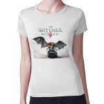 تيشرت نسائي مقاس: M بتصميم صياد وحوش ذا ويتشر