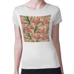 تيشرت نسائي مقاس: M بتصميم طائر الفلامنجو