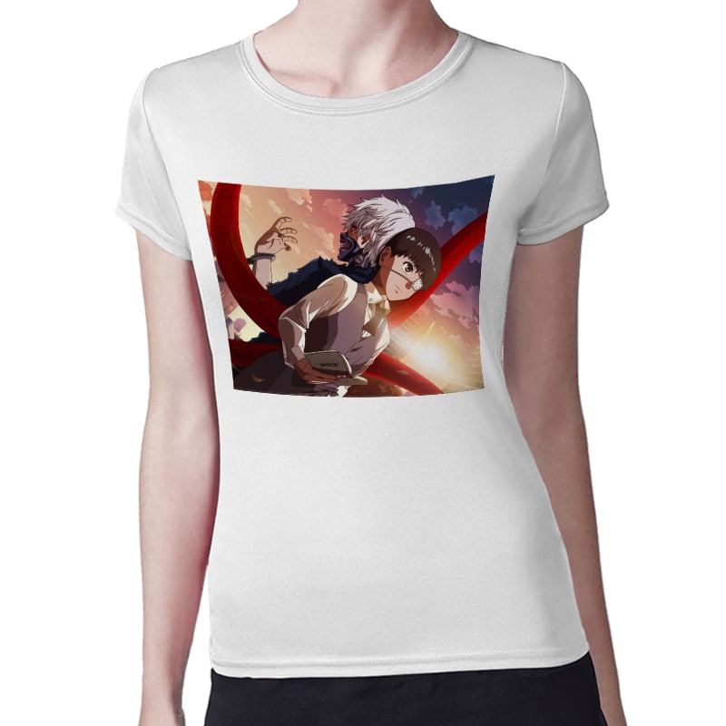 تيشرت نسائي مقاس: M بتصميم طوكيو الغول تيشرت نسائي مقاس: M بتصميم طوكيو الغول