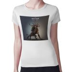 تيشرت نسائي مقاس: M بتصميم عفريت ذا ويتشر 3 وايلد هانت