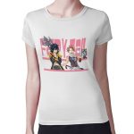 تيشرت نسائي مقاس: M بتصميم غراي وناتسو فيري تيل