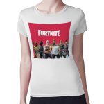 تيشرت نسائي مقاس: M بتصميم فورت نايت باتل رويال