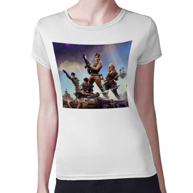 تيشرت نسائي مقاس: M بتصميم قتال الزومبي فورت نايت تيشرت نسائي مقاس: M بتصميم قتال الزومبي فورت نايت