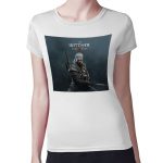 تيشرت نسائي مقاس: M بتصميم قوة جيرالت من ريفي ذا ويتشر 3 وايلد هانت