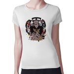 تيشرت نسائي مقاس: M بتصميم قوة لاو ون بيس