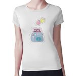 تيشرت نسائي مقاس: M بتصميم كرتون كاميرا