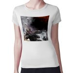 تيشرت نسائي مقاس: M بتصميم كول أوف ديوتي بداية الحرب