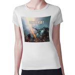 تيشرت نسائي مقاس: M بتصميم مركبة قتالية باتلفيلد