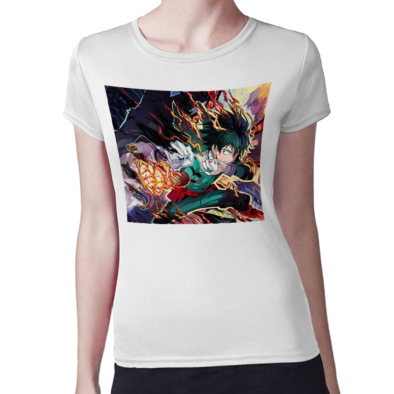 تيشرت نسائي مقاس: M بتصميم معركه في أكاديميتي للأبطال تيشرت نسائي مقاس: M بتصميم معركه في أكاديميتي للأبطال