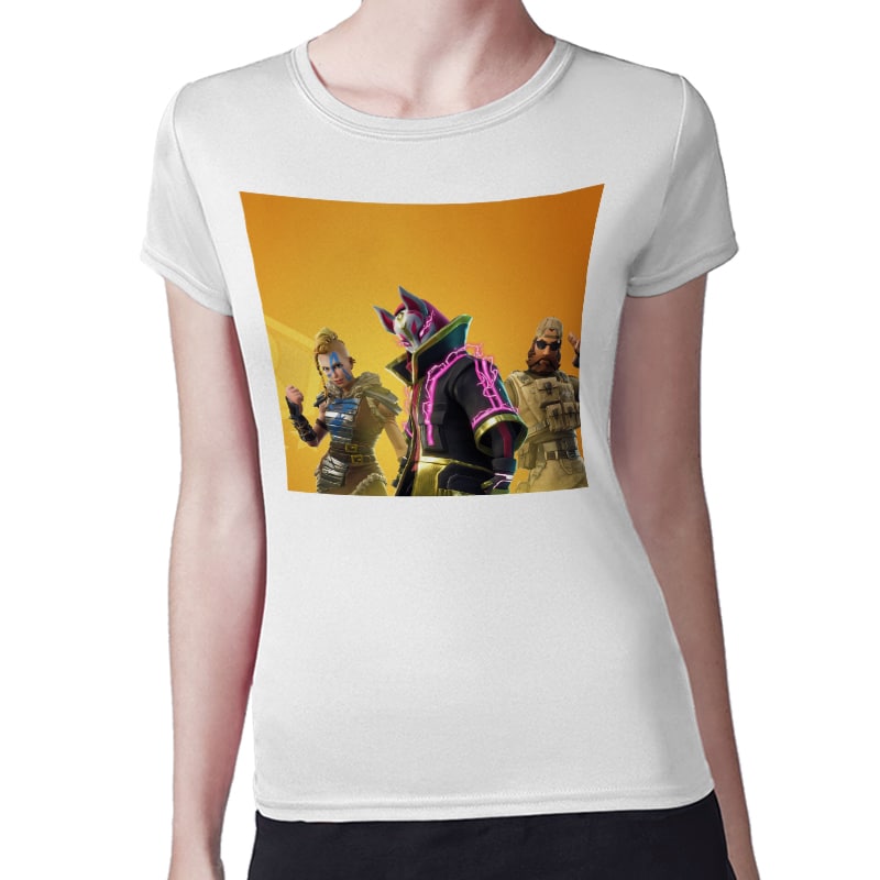 تيشرت نسائي مقاس: M بتصميم ناروتو انبو فورت نايت تيشرت نسائي مقاس: M بتصميم ناروتو انبو فورت نايت