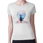 تيشرت نسائي مقاس: M بتصميم وحش بداخلي طوكيو الغول