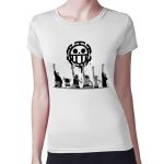 تيشرت نسائي مقاس: M بتصميم وداع الأميره فيفي ون بيس