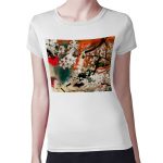 تيشرت نسائي مقاس: M بتصميم ورود