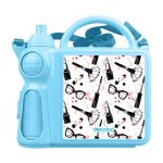 حافظة طعام بتصميم ادوات المكياج والموضة