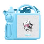 حافظة طعام بتصميم جمجمه بقبعه