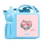 حافظة طعام بتصميم زوجين الحب فلامنغو