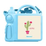 حافظة طعام بتصميم صبار رسم