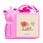 حافظة طعام بتصميم عيد حب سعيد