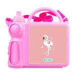 حافظة طعام بتصميم فلامنجو بتاج