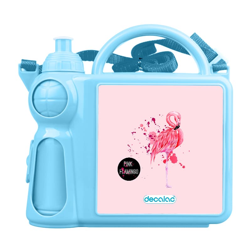 حافظة طعام بتصميم فلامنجو وردي حافظة طعام بتصميم فلامنجو وردي